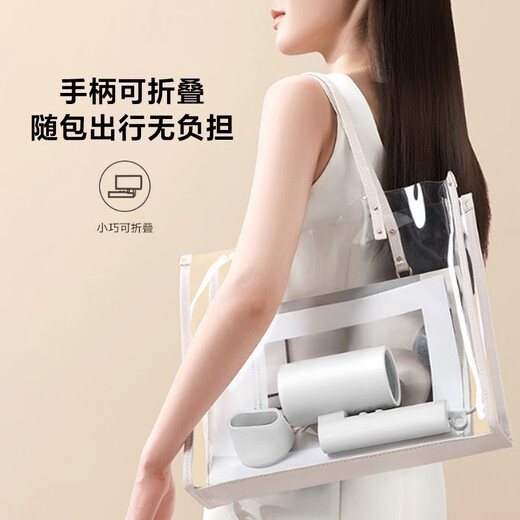 Mijia Xiaomi Portable Hair Dryer H101 Compact and Foldable Powerful 50 Million Negative Ions Hair Dryer Powerful Wind Overheating Protection Pink