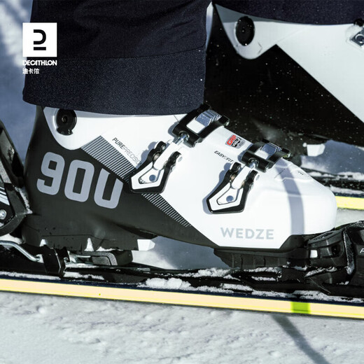 Decathlon Snowshoes Double Snowshoes Adult Men's Ski Shoes Black and White Color Matching 28-28.5cm-4535922