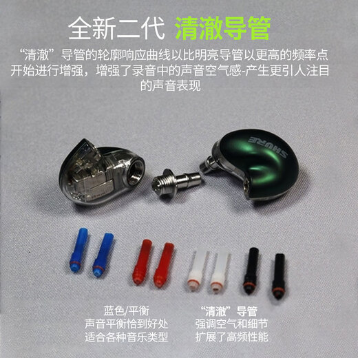 SHURE/舒尔 SE846二代清澈版入耳式四单元动铁高保真HIFI发烧级耳机 846（备注颜色）+EH6二代升级线（黑/银可选）