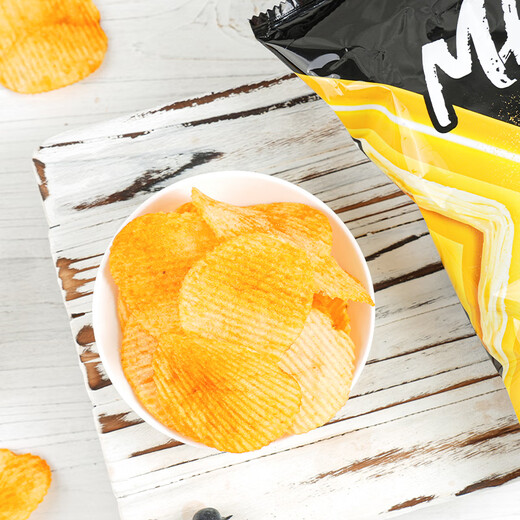 
Lay's MAX series thick cheese flavor potato chips 73g*2 imported Thai snack puffed food