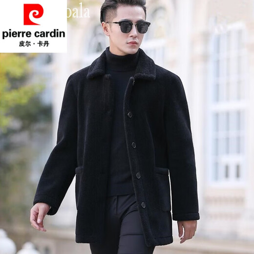Pearcardan Mardy Brand Velvet Velvet Jacket для мужчин осенью и зимой 2025 г. Новое бархатное пальто для овец для мужчин в средней длине мужской одежды коричневая 3xl [170-180jin [Jin равняется 0,5 кг]]]