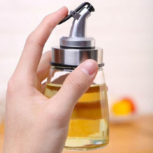 Hejun glass seasoning bottle controllable leak-proof oil bottle vinegar bottle seasoning bottle kitchen oil-proof soy sauce bottle cooking wine bottle