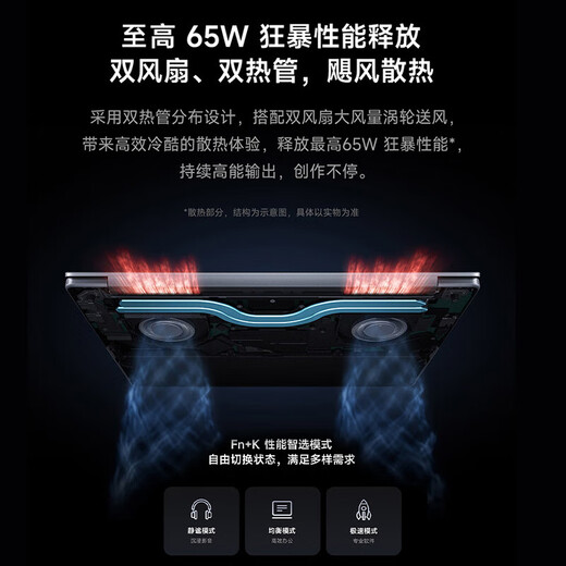 Xiaomi (MI) Redmi Book Pro 14 Redmi laptop State subsidy New Core Ultra 14-inch thin and light high-end business office flagship notebook Clear Sky Blue/Ultra5 125H/32G/1T