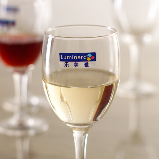 Lemeiya tall red wine glass lead-free crystal glass goblet wine glass red wine set elegant 190ml (pack of 6