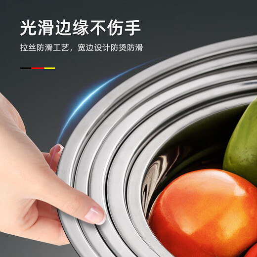 Newair deepened splash-proof egg beater baking special tool household and basin cake mixing whipped cream bowl stainless steel