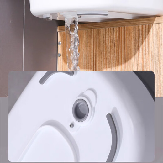 Pet bath basin, special bathtub for cats, cat bath basin, small dog bath bucket, anti-run cat basin, foldable, foldable and drainable, gray-white-15Jin Jin equals 0.5kg, inner cat