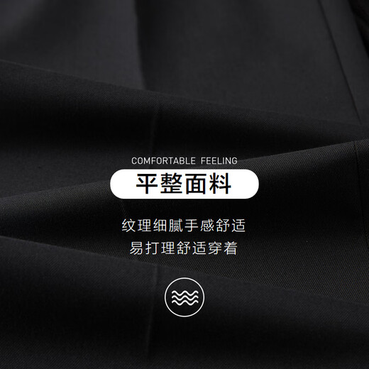 Heilan House (HLA) suit men's spring and autumn new light business classic series suit black 02 suit + trousers reservation M 175/92A recommended 126~140Jin Jin equals 0.5 kg