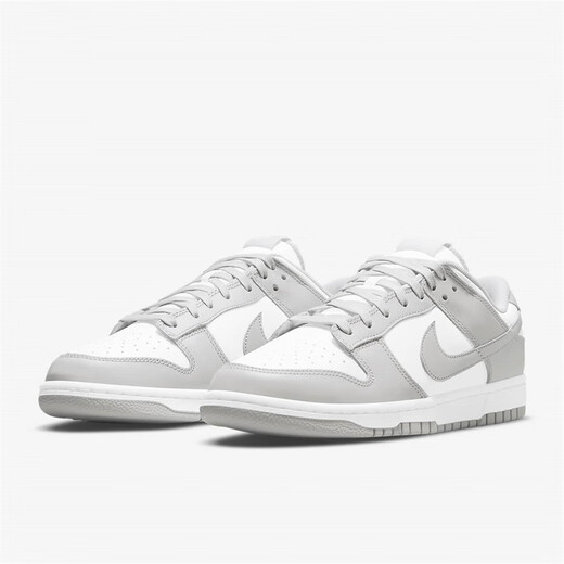 Nike (Nike) Dunk Low Retro Herren weiße graue Turnschuhe Retro-Schuhe DD1391-103 Grau Weiß 41
