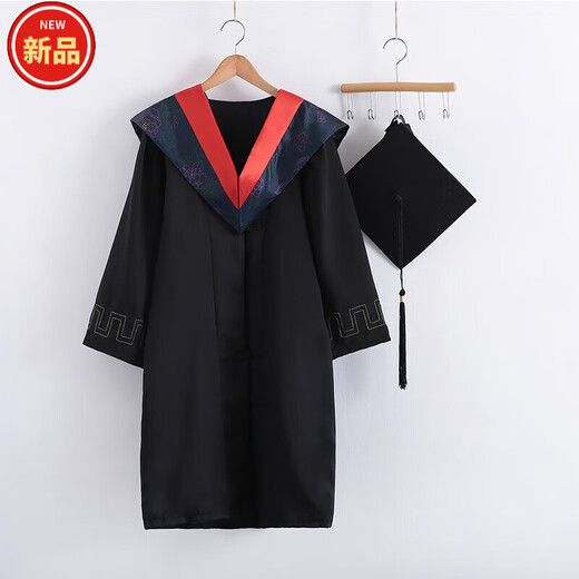 Xue Che Bachelor's Uniform, Master's Uniform, Doctoral Uniform, Tutor Uniform, Undergraduate Adult Degree Uniform, Draped Cloth Shawl Top Hat, Bachelor's Uniform, Liberal Arts Pink S (Clothes + Hat + Tassels + Draped Cloth) Set
