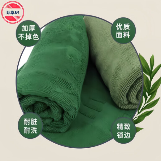 际华融通军绿色内务训练枕单位作训军迷学生枕巾橄榄绿加厚柔软透气枕头巾 军绿色-枕巾