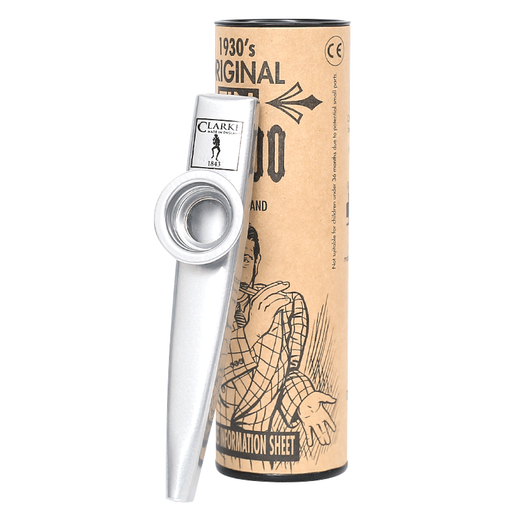 CLARKE original imported Kazoo Kazoo metal khaki niche musical instruments simple and easy to learn [painted style] black trumpet + good gift