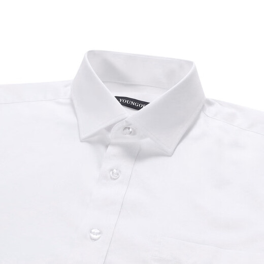 雅戈尔（YOUNGOR）长袖衬衫男DP免烫衬衫纯棉面料抗皱易打理新品 YLDP10171BJA白色 41