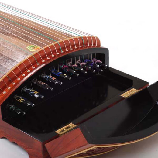 Marca Dunhuang Dunhuang Guzheng 694dq Doble grúa chaoyang 696d/696m 694l Cinco acento de color Peony Lotus Minle Le Factory 694DQ Doble Crane Chaoyang
