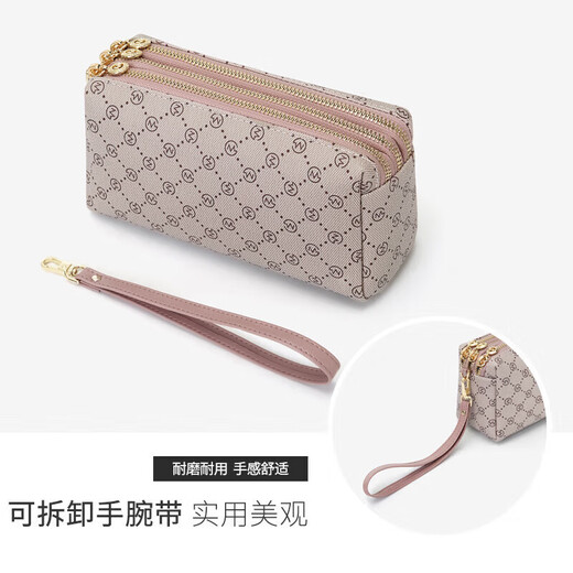 Golf (Golf) Clutch-Tasche Frauenbeutel große Kapazität Dreischichtiger Handgrabung Tasche Long Coin Wallet Bag Mobiltasche Frauenbeutel Frauenbeutel