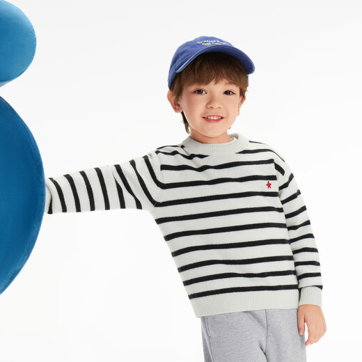 Balabala children's clothing 2024 children's sweater medium-sized children's girls baby pullover boys versatile bottoming trend 208424103217