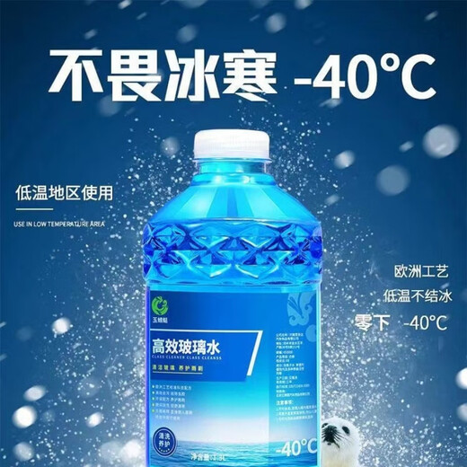 裕骅夏季通用玻璃水汽车专用防冻镀膜去污油膜四季通用车载整箱玻璃水 15601mL 一箱12瓶一般去污单功效 -40度 【抗冻去污融雪除雾】