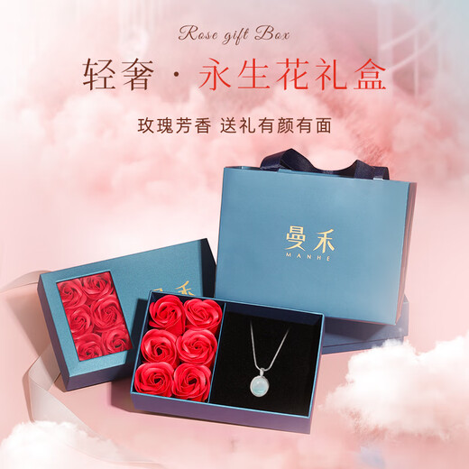 Manhe S925 silver necklace for women 2025 new pendant practical jewelry wife birthday gift for girls and girlfriends