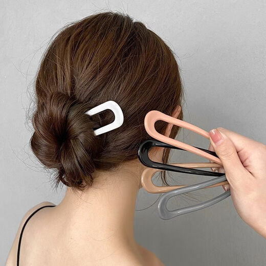 He Niang U-shaped hairpin daily modern short style hairpin hairpin artifact 5 pieces #五色%recommended ins minimalist hairpin
