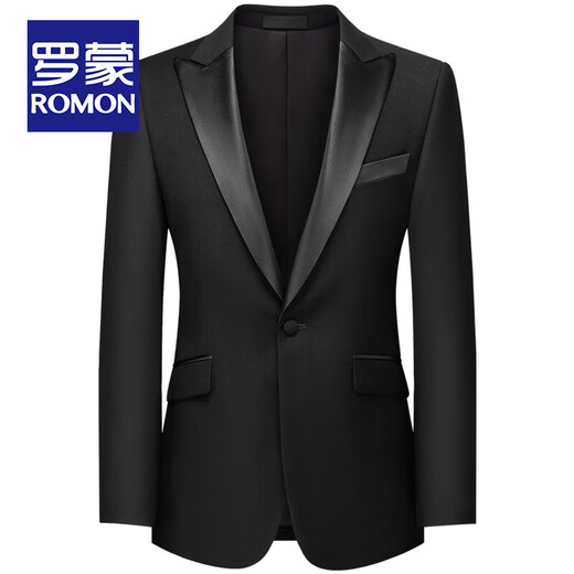 Romon Groom personnalisé Set Set Men's Men's Three-Mice Robe Performance Tasdo Hosto Host Suit Suit Men [Ordre + chemise + cravate + nœud papillon, etc.] M Taille
