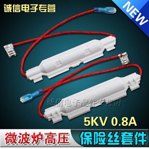 Customized cased microwave oven fuse set 5KV/0.8/0.7/0.65A fuse microwave oven high voltage fuse 0.65A
