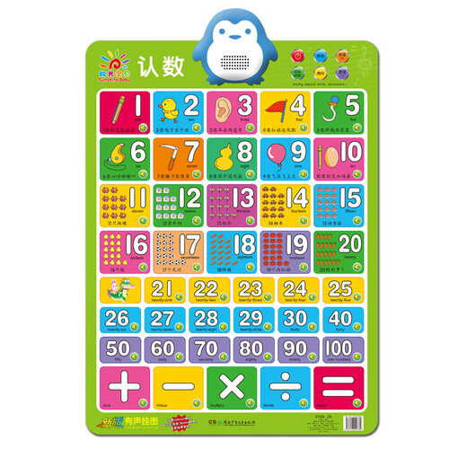 Sunshine Baby pronunciation audio wall chart (selected 10 types, 4 sets, 40 pictures in total)