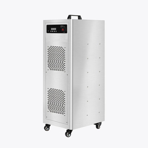 SUNCOOK Mobile Large Ozone Generator Industrial Food Factory Cold Storage Warehouse Breeding Farm Cosmetics Factory Garbage Room Laboratory School Hospital Sterilization and Deodorization Disinfection Machine 50g/h Upgraded Powerful Model