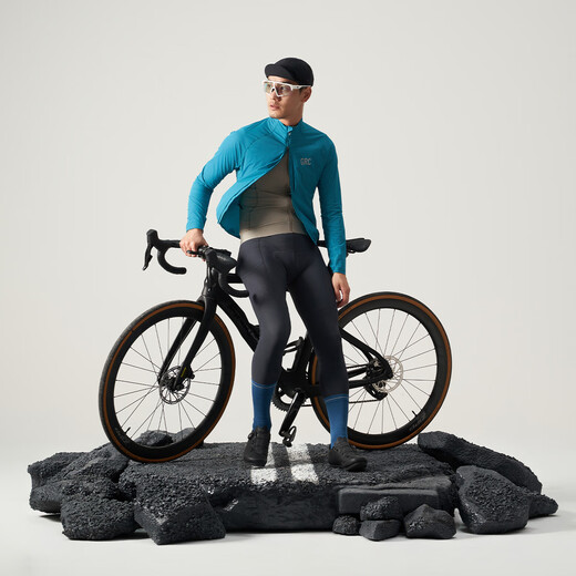 GRC Jieao Endless New Cycling Clothes All-Weather Reflective Long Sleeve Road Cycling Jacket Jacket Black M