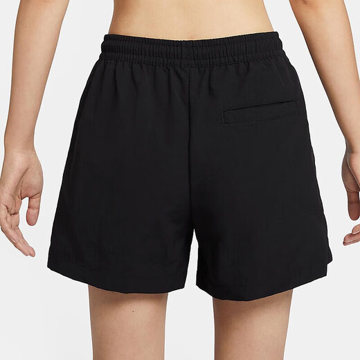 Nike (Nike) Femenino Set 2025 Summer NUEVA casualidad de manga clásica de manga corta Capas de manga corta tejido de cinco cultivos Conjunto de dos piezas DX7907-100 y FV6623-010 m (160)