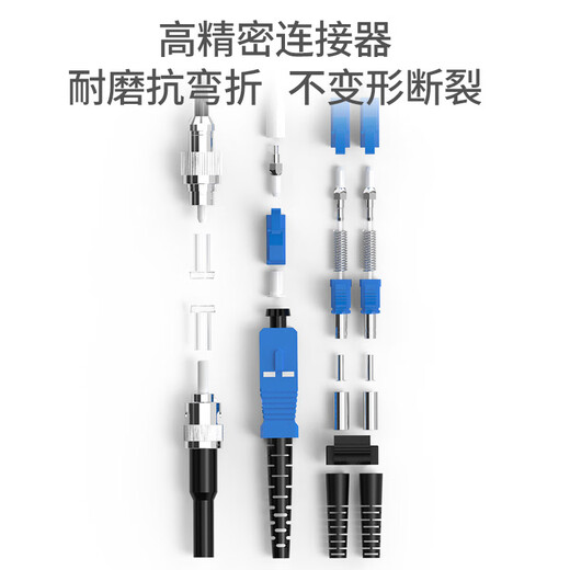 万级（WANJEED） 光纤跳线 LC-LC单模双芯电信级尾纤SC/FC/ST单模单芯低烟无卤光缆光纤入户室内线 LC-LC 单模双芯 3米