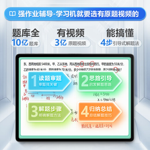 BBK learning machine X6 supports deepseek + brand subsidy + price guarantee double 12 AI student tablet