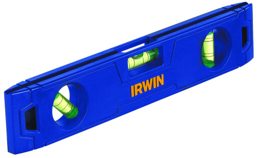 Irwin 22cm magnetic torpedo level three bubble measurement engineering special blue