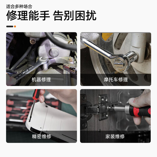 Tuowei socket wrench set tool box 129-piece set screwdriver hexagonal auto repair pliers ratchet household 780031