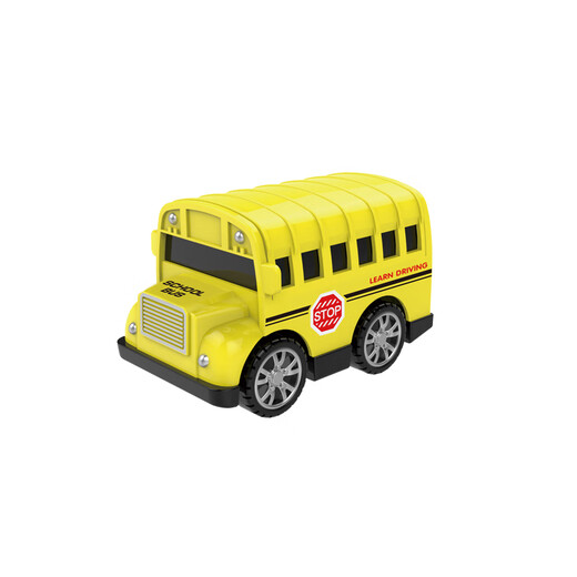 Creative simulation Huili alloy mini car police car bus school bus ambulance model children's toy gift light blue taxi (Huli alloy) H9920-1