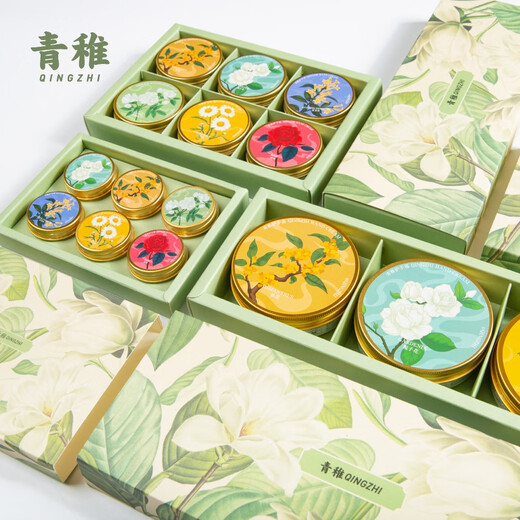 Qingzhi [Oficial] La crema de mano Qingzhi hidrata y repara piel seca Fragancia Fragancia Fragancia Fragancia de regalo clásica fragancia floral Osmanthus/Gardenia/Rose