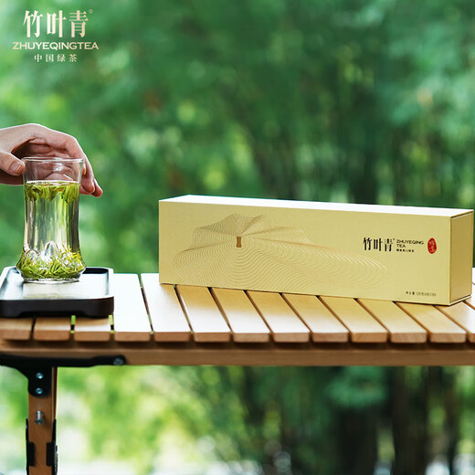 竹叶青绿茶论道 峨眉山春茶2025新茶特级120g 明前茶叶礼盒12001