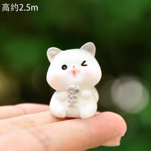 哥纶可爱呆萌背包小绵羊手办微景观桌面装饰品小摆件潮玩动物盲盒礼物 顽皮小猫一套8个组合装