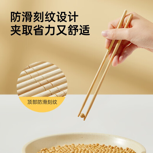 Cuidahuang disposable chopsticks individually packaged for home camping and hygienic bamboo chopsticks 100 pairs for home use