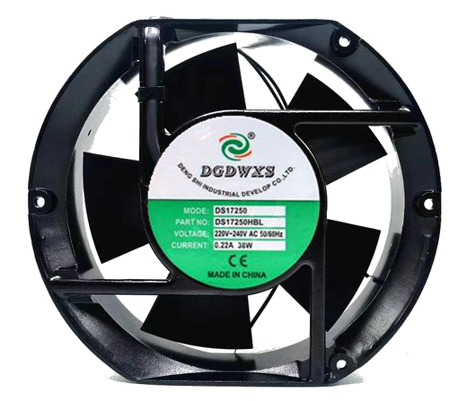 Caja de distribución del motor del gabinete del congelador eléctrico Ventilador de soldadura de 220 V Mantenerse de almacenamiento fresco Ventilador de flujo axial de flujo axial DS12038 Positivo 2