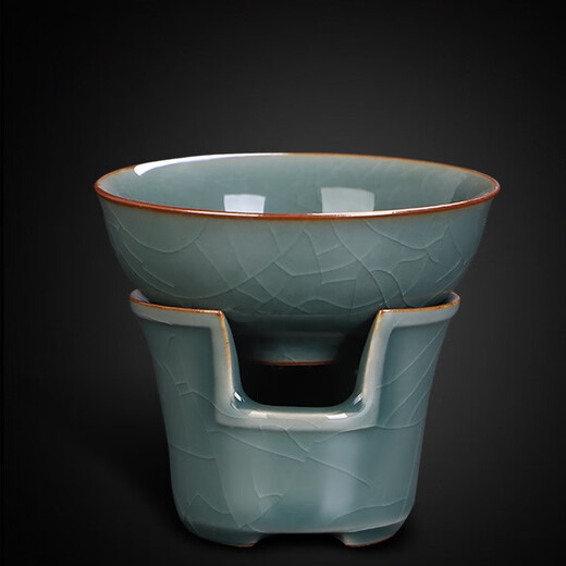 Xiangye Ge Kiln tea set set for household light luxury high-end tea making, a complete set of Kung Fu teapots and tea cups gift box