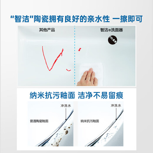 TOTO台盆浴室柜家用一体化面盆LW846 848 849 840CB智洁釉面面盆(07) LW846CB含原装排水 无底柜60cm