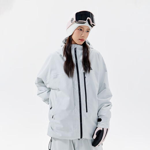 
Nan'en ski suit [Skyline] 2025 new 3L glue ski suit professional waterproof snow suit smoke purple S
