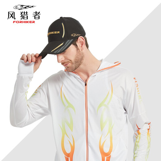 Wind Hunter Summer Sun Protection Fishing Hat Breathable Outdoor Leisure Sports Hat Light Gray One Size