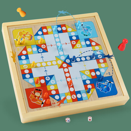 Xiaomuyi Magnetic Ten-in-One Multifunctional Game Chess Flying Checkers Gozi Chess Board Educational Toys Birthday Gift