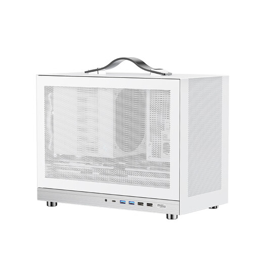 G300 MATX case (about 16L/portable case/340mm long graphics card/164mm air cooling/14CM ATX power supply/Type-c) G300 white model