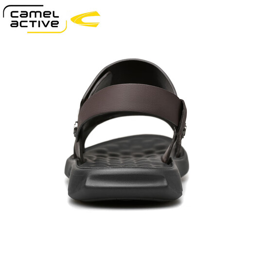 
Camel dynamic sandals men's toe layer cowhide two-wear beach shoes men's outdoor fashion men's shoes summer new product trendy stream shoes men 698 brown 40 standard leather shoe size