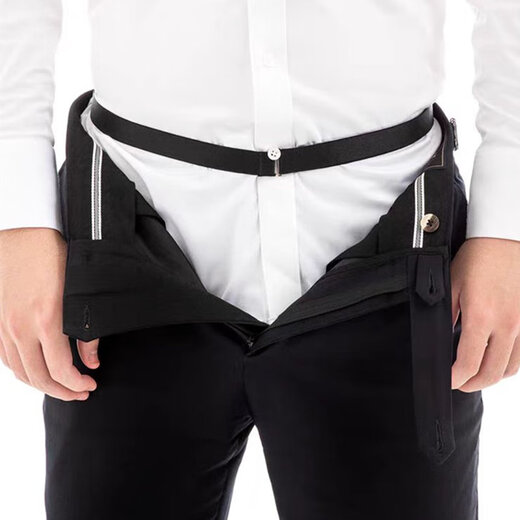 Ronghuashi men's shirt anti-slip belt shirt anti-slip artifact women's business suit fixed restraint belt adjustable elastic waistband shirt anti-slip belt black one