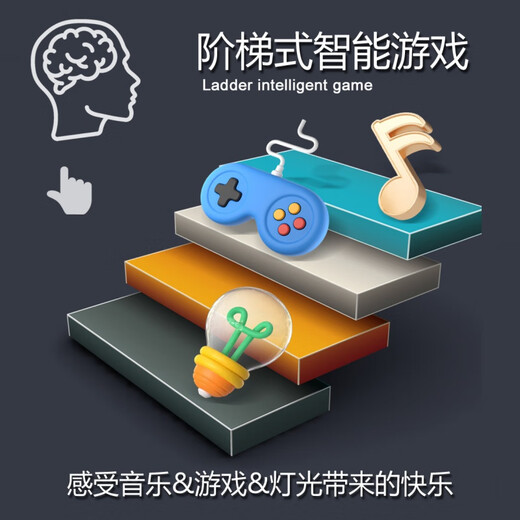 Rhythmus Master Speed Pusma Machine gegen Spielmaschine Multi-Difficulty Music Challenge Training Fingerspitze Sensible Kinderspielzeug Blau