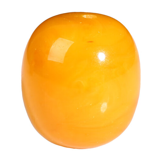 Goldsmith Lee Beeswax Bucket Beads with Beads Single Old Beeswax Bucket Beads Wenwan Bracelet Top Beads Waist Beads Bodhi Vajra Accessories Floating Chicken Oil Yellow Bucket Beads 10*14MM/Single