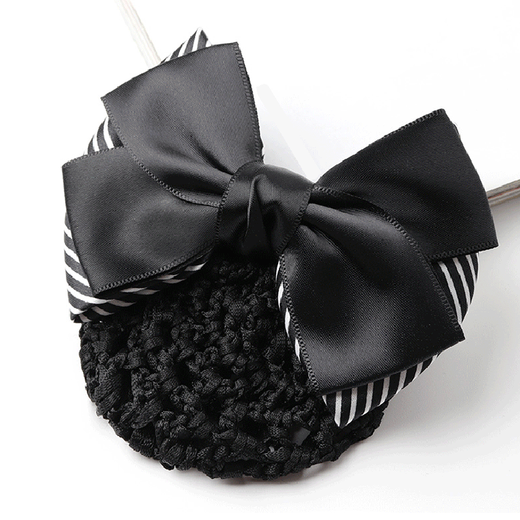 Southern girl professional hairdresser nurse hairpin net bag hair cover property employee nurse stewardess bank clerk high-speed rail striped blue thick net