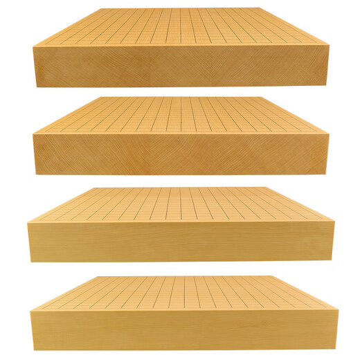 Masterhui chess equipment Xiongxu torreya wood chessboard splicing imported from Japan with certificate for adult competition home gift 9735/9738 (9735) chessboard + yellow heart nanmu jar + No. 25 snow seal